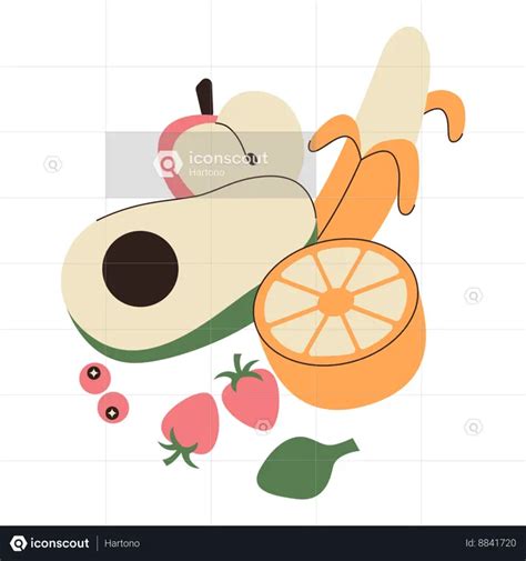 Best Fruits And Vegetables Illustration Download In Png And Vector Format