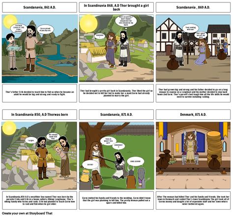 Viking Saga Storyboard by 8e006f5d