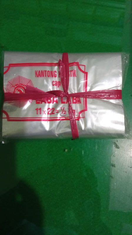 Kantong Plastic Cap Laba Laba Ukuran 11 X 22 Cm 12 Kg