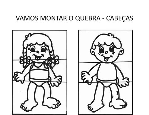 Quebra Cabeça Do Corpo Humano Para Imprimir - RETOEDU