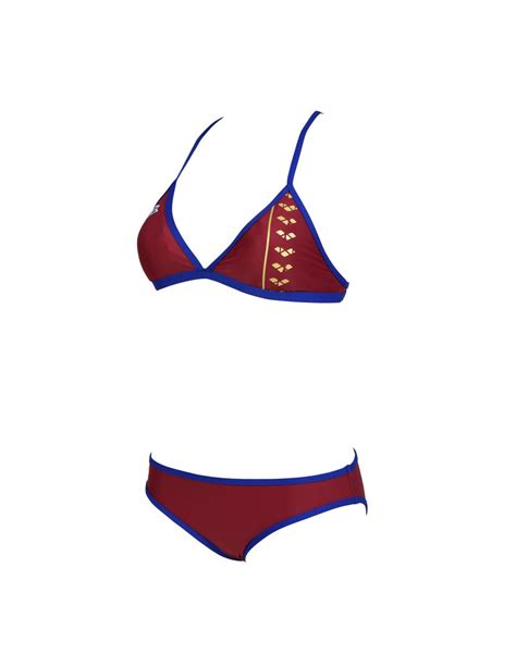 ICONS BIKINI TRIANGLE LOGO COSTUME ARENA Colore Rosso Taglia 40