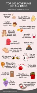 100 Best Love Puns (Of All Time!) - Forgetting Fairytales