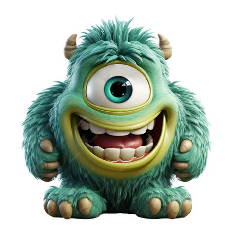 Premium PSD | 3d animation of monster characters