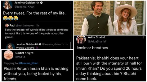 'Please Return To Imran Khan,' Jemima Goldsmith Shares Her Twitter ...