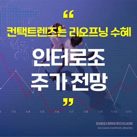 인터로조 주가전망 리오프닝 헬스케어 관련주 네이버 블로그