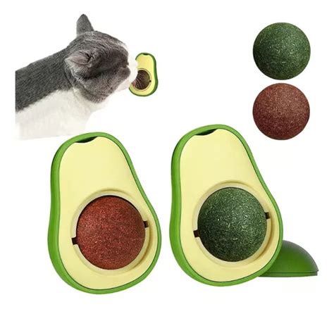 Catnip Ball Juguete Para Gato Aguacate Cats Nip Avocado Meses Sin