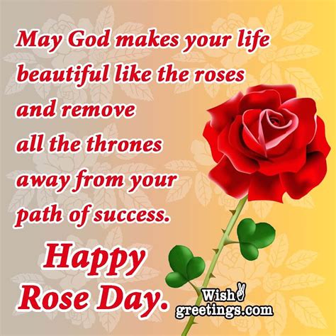 Happy Rose Day Wishes - Wish Greetings