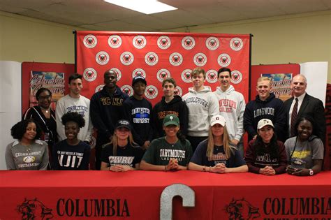 Columbia High School Spring 2019 Athletic Signing Features 14 Student-Athletes - The Village Green