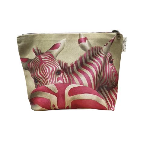 Pink Zebra Toiletry Bag Salamander Africa