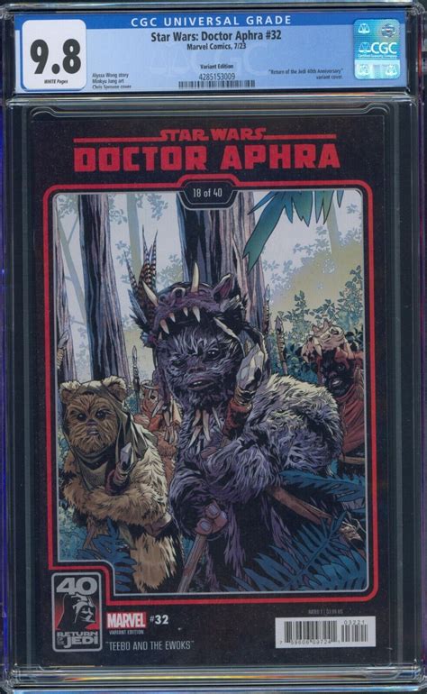 Star Wars Doctor Aphra Cgc Return Of The Jedi Th Variant