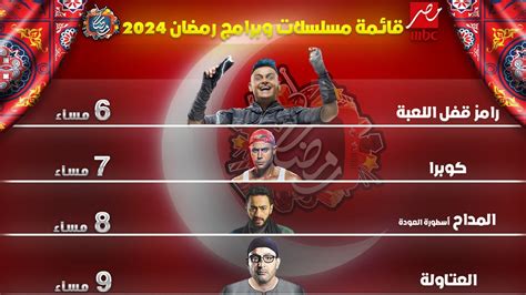 حصريا الخريطة الكاملة مواعيد عرض مسلسلات وبرامج Mbc Masr في رمضان