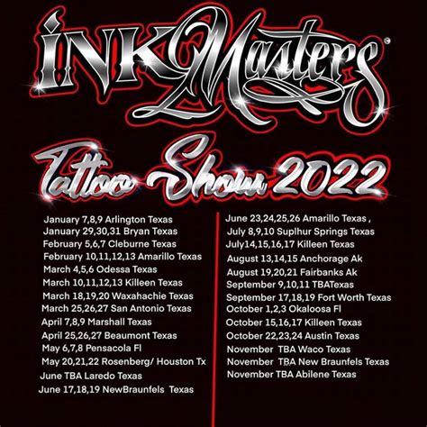 Th Ink Masters Tattoo Show Okaloosa Island Tattoofilter