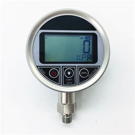 High Precision Industrial Digital Water Pressure Gauge With Datalogger