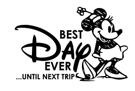 Best Day Ever Minnie Mouse Svg File Etsy