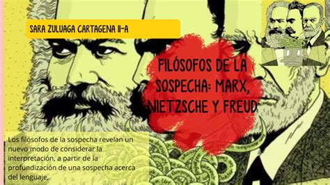 Fil Sofos De La Sospecha Marx Nietzsche Y Freud By Sara Zuluaga