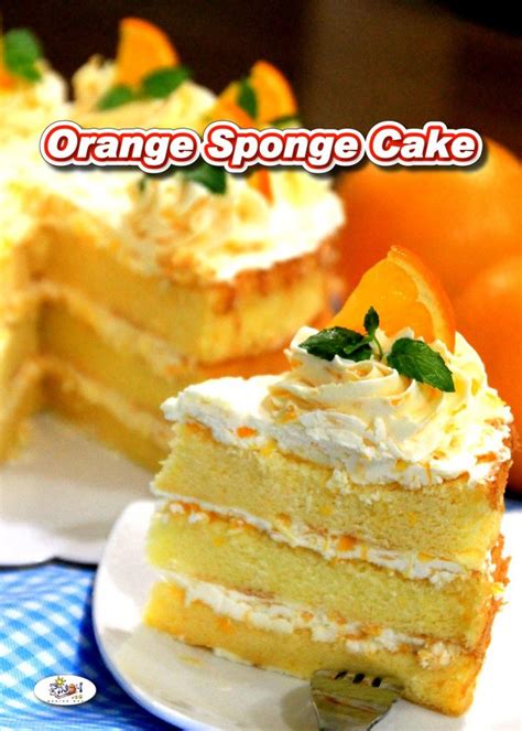 Orange Sponge Cake Recipe Pinoy Recipe At Iba Pa