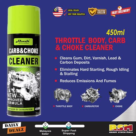 450ml Carb Choke Cleaner Spray Carburetor Degreaser Remover Injector