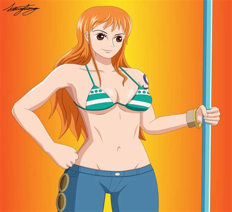 One Piece Nami (Post timeskip) by johnrap016 on DeviantArt