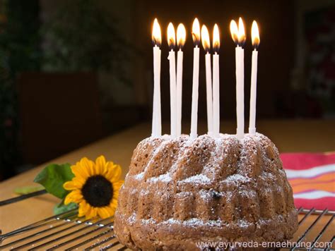 Ayurvedischer Gewürzkuchen zum Geburtstag Maria Hufnagl