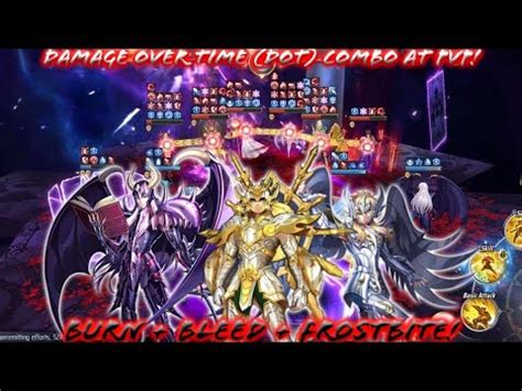 Saint Seiya Awakening KOTZ Damage Over Time DOT Lineup Combo At