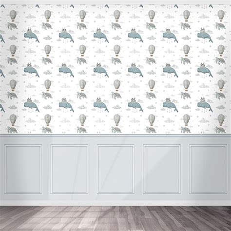 Tapeta Dla Dzieci Ocean Dream Wz R D Wie I Wieloryby Decordruk