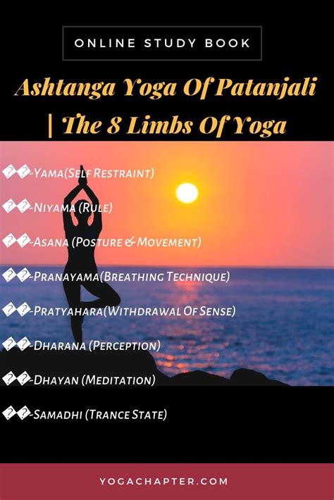 Ashtanga Yoga Of Patanjali The 8 Limbs Of Yoga Ashtanga Yoga