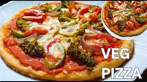 Tawa Pizza Veg Pizza Recipe Without Yeast Cheesy Pizza Recipe Without Oven Ytkitchen Food