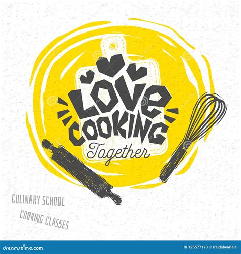 Cooking School, Culinary Classes, Studio, Logo, Utensils, Apron, Fork