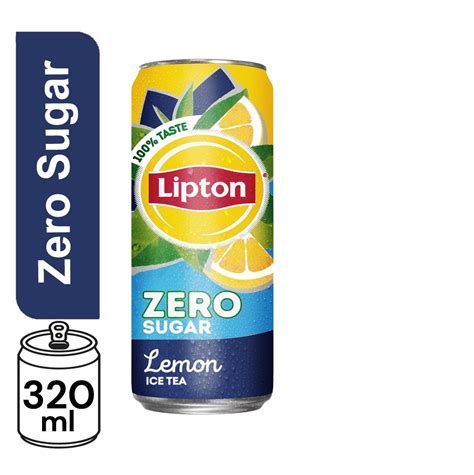 Buy Lipton Lemon Zero Sugar Ice Tea Can 320ml Online In Bahrain