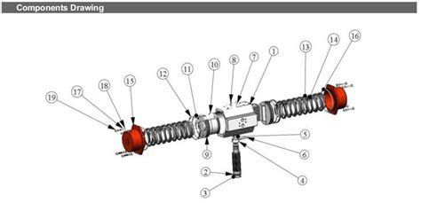 Single Acting Rack and Pinion Actuator - Global Flow Control