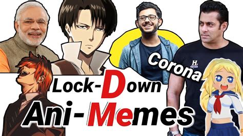 Lockdown Anime Memes Vol 1 Indian Anime Memes Corona Memes