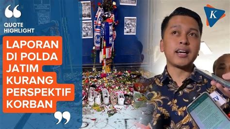 Korban Tragedi Kanjuruhan Lapor Ke Bareskrim Polri Youtube