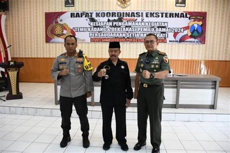 Ketua Umum Psht Pusat Bersama Tni Polri Gelar Rakor Persiapan