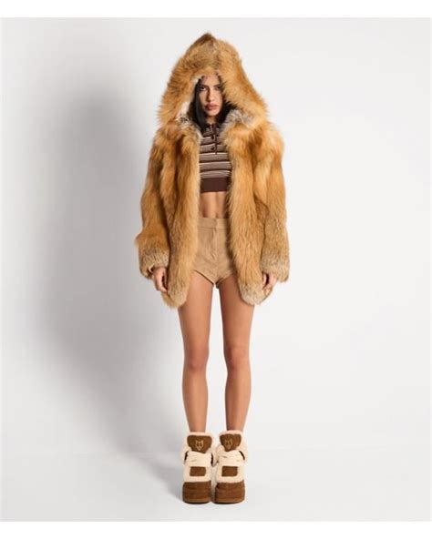 Naked Wolfe Shearling Lined Suede Lace Up Boots In Brown Lyst