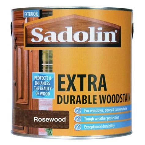 Sadolin Extra Durable Woodstain Rosewood 1 Litre INSTORE COLLECTION ONLY