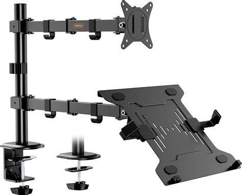 Vonhaus Monitor Stand With Laptop Tray For Screen Monitor Mount