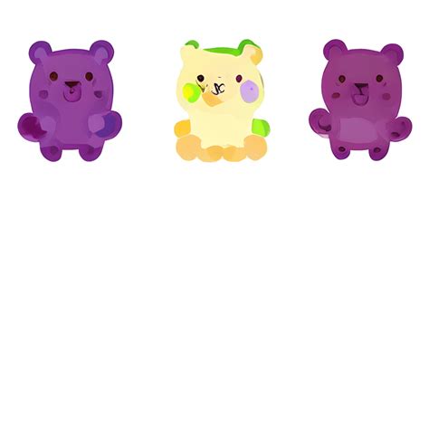 Kawaii Jelly Bears Digital Graphic Creative Fabrica