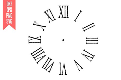 Clock Face Bundle Designs Included Vector Clip Art Cutting