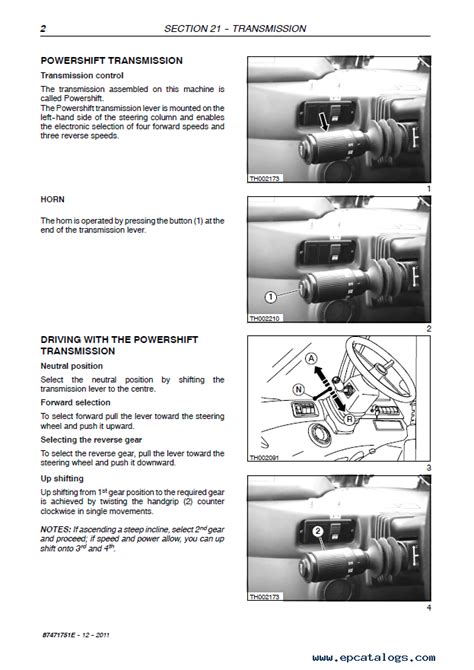 New Holland LM5040 LM5060 LM5080 Telehandlers Manual PDF