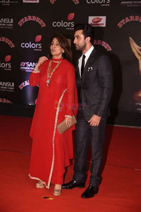 Neetu Singh Ranbir Kapoor At 14th Sansui Colors Stardust Awards On