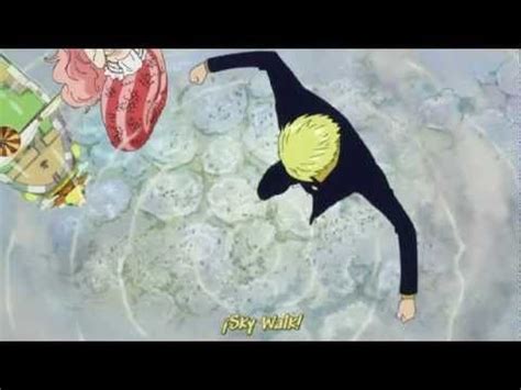 Nuevas Tecnicas ; SanjI SKY WALK Y Poele Frire Spectre pobre sanji, pero le sirvio para hacerse ...