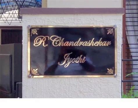 Metal Sign Board Brass Sign Board Manufacturer From Bengaluru