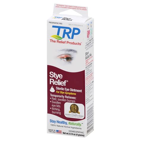 Trp Sterile Eye Ointment Stye Relief 0 14 Oz Shipt