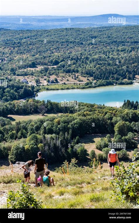 La Chaux Du Dombief Central Eastern France Lake Ilay Viewed From The