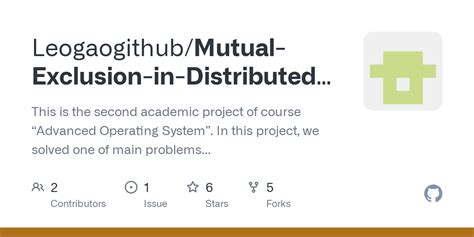 Github Leogaogithub Mutual Exclusion In Distributed Systems This Is