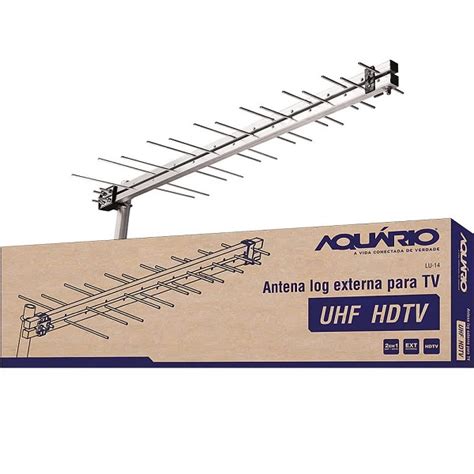 ANTENA EXTERNA LOG PERIODICA UHF HDTV DIGITAL LU14 AQUARIO