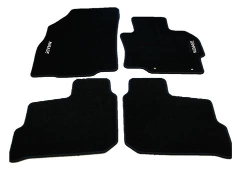 Brand new aftermarket car mats to perfectly fit your Mitsubishi Mirage LA Hatch Car Mats (2013 ...