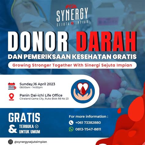 Donor Darah Kantor Sinergi Panin Dai Ichi Life Office Medan AtmaGo