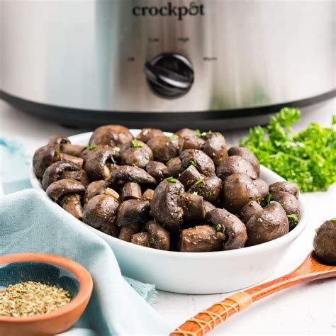how long to cook mushrooms in slow cooker