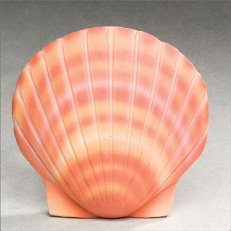 Biodegradable Shell Water Scattering Urn - Coral - Urns Northwest